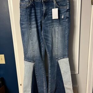 Vervet flare jeans , Stylish Blue Women's Jeans